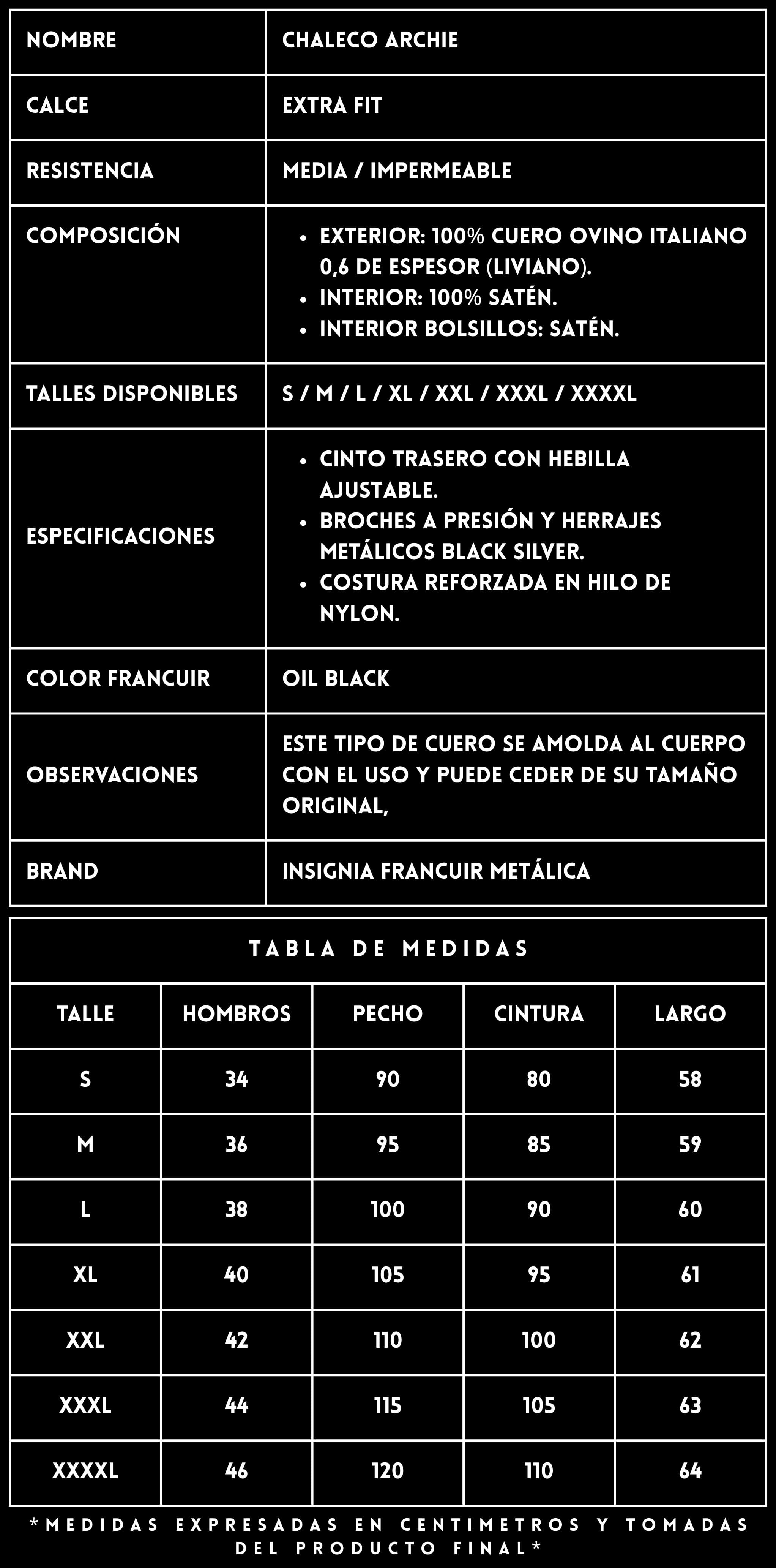 FICHA TÉCNICA_CHALECO SASTRERO DE CUERO_ARCHIE_FRANCUIR